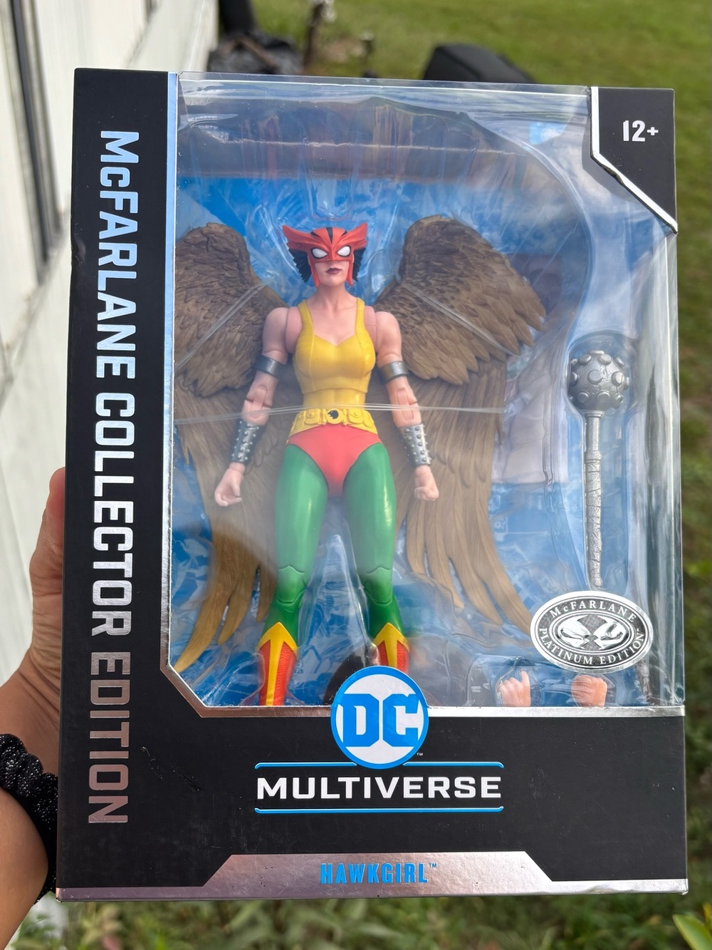 Platinum Edition DC Multiverse Hawkgirl Action Figure — Red, Green, Yellow